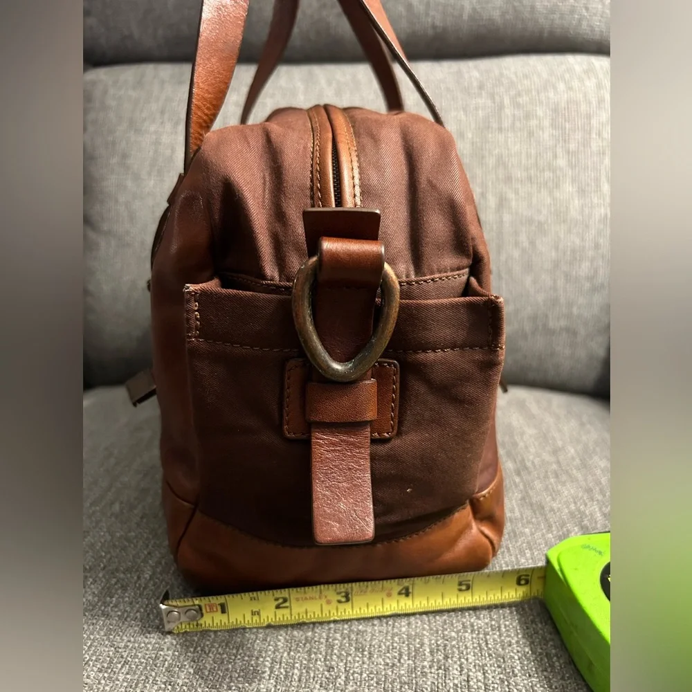 Francesco Biasia Brown Leather Satchel